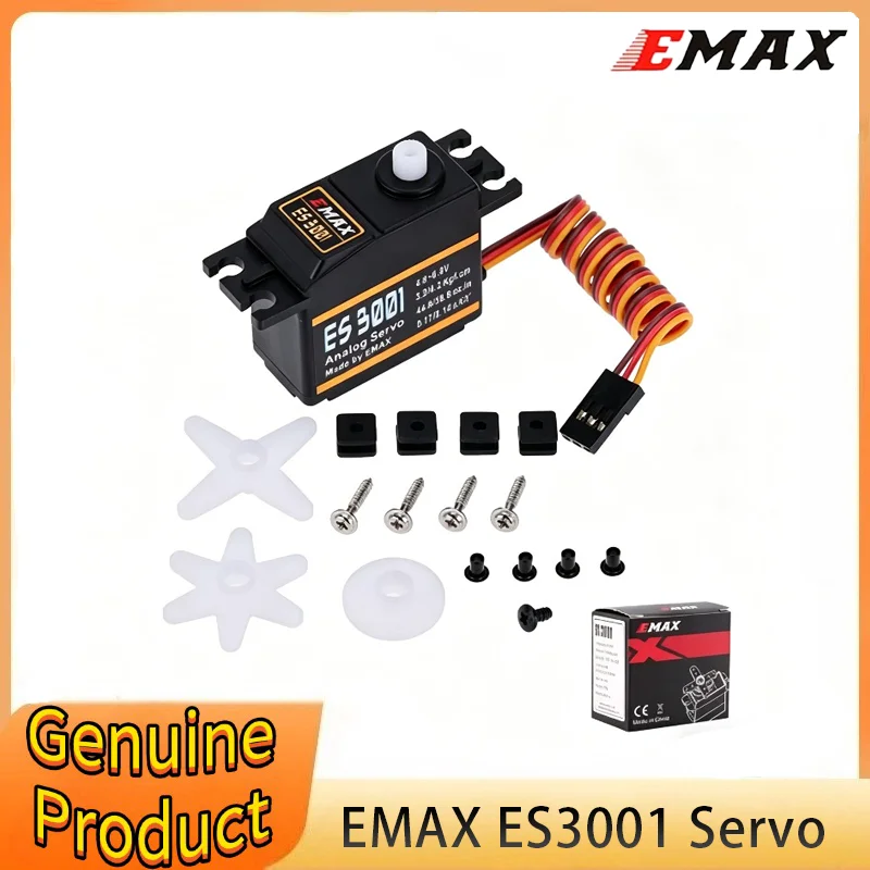 

Emax Servo ES3001 Standard 43G Servo Motor for Remote Control Cars RC Car Helicopter Boat Plane