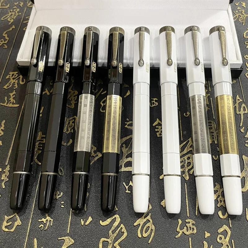 Luxury Limited Edition Unique Egypt Style Letter Carving Rollerball Ballpoint Pen Classic MB With Serial Number