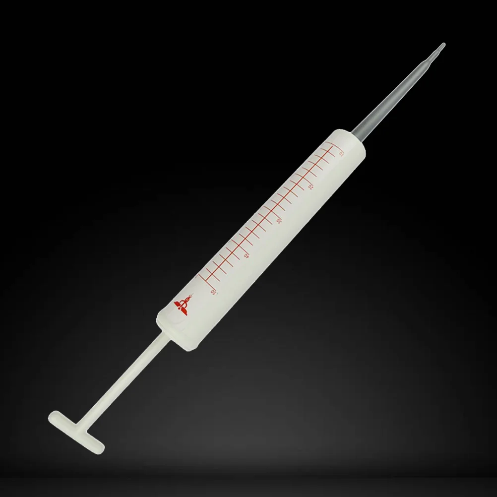 Giant Syringe Toy Novelty Fake Injector Halloween Prop (51 x 51cm) - White syringe prop fake syringe with needle
