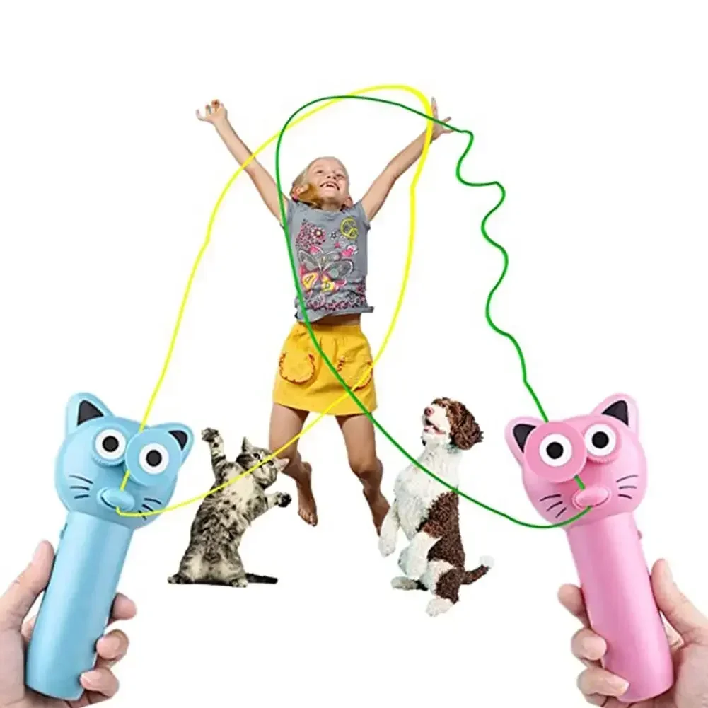 Fun Creative Party Flavor Portable String Controller Rope Propeller with Rope Push A String Rope String Launcher