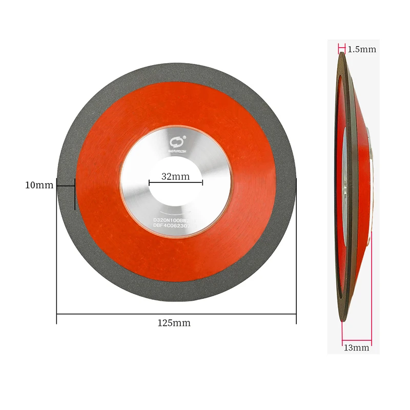 5 "ściernica diamentowa z węglika wolframu o twardym stopie piły tarczowej 125mm szlifierka kątowa do polerowania metalu ścierna