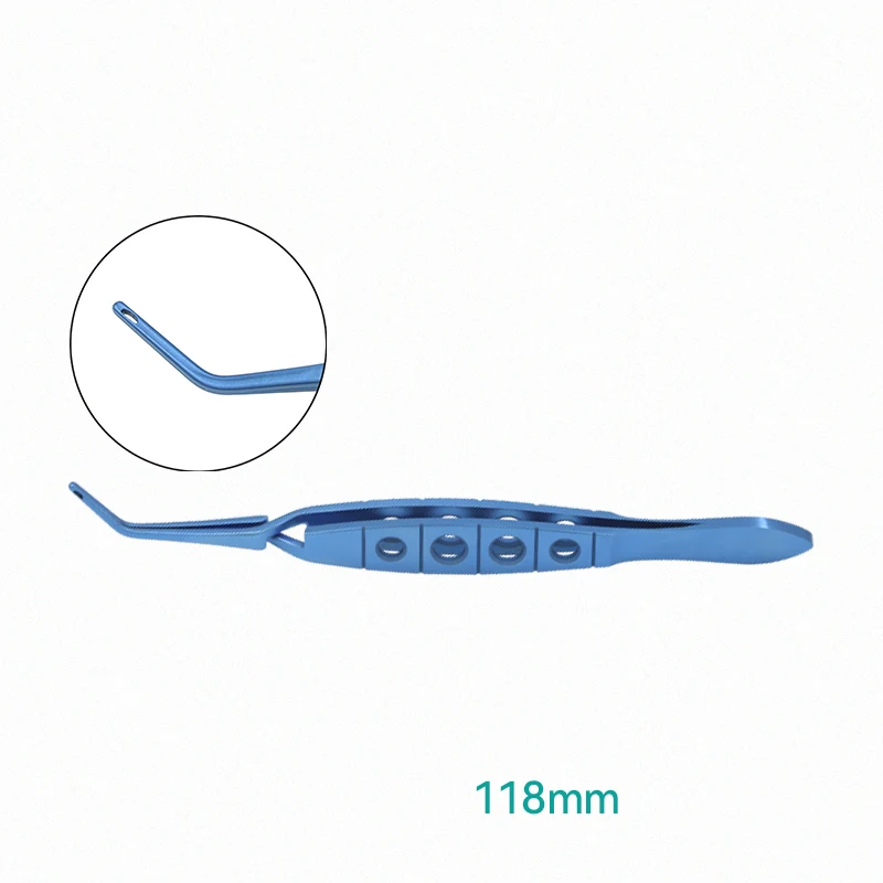 Scleral forceps, ophthalmic microsurgical instruments, titanium alloy reverse forceps, scleral forceps