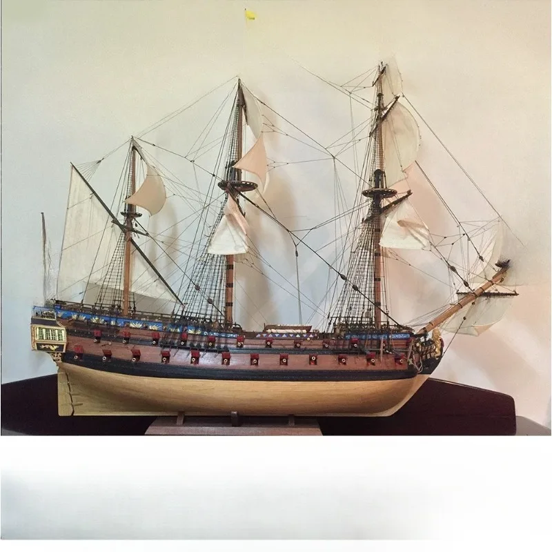 Simple and suitable, wooden sailing boat model kit