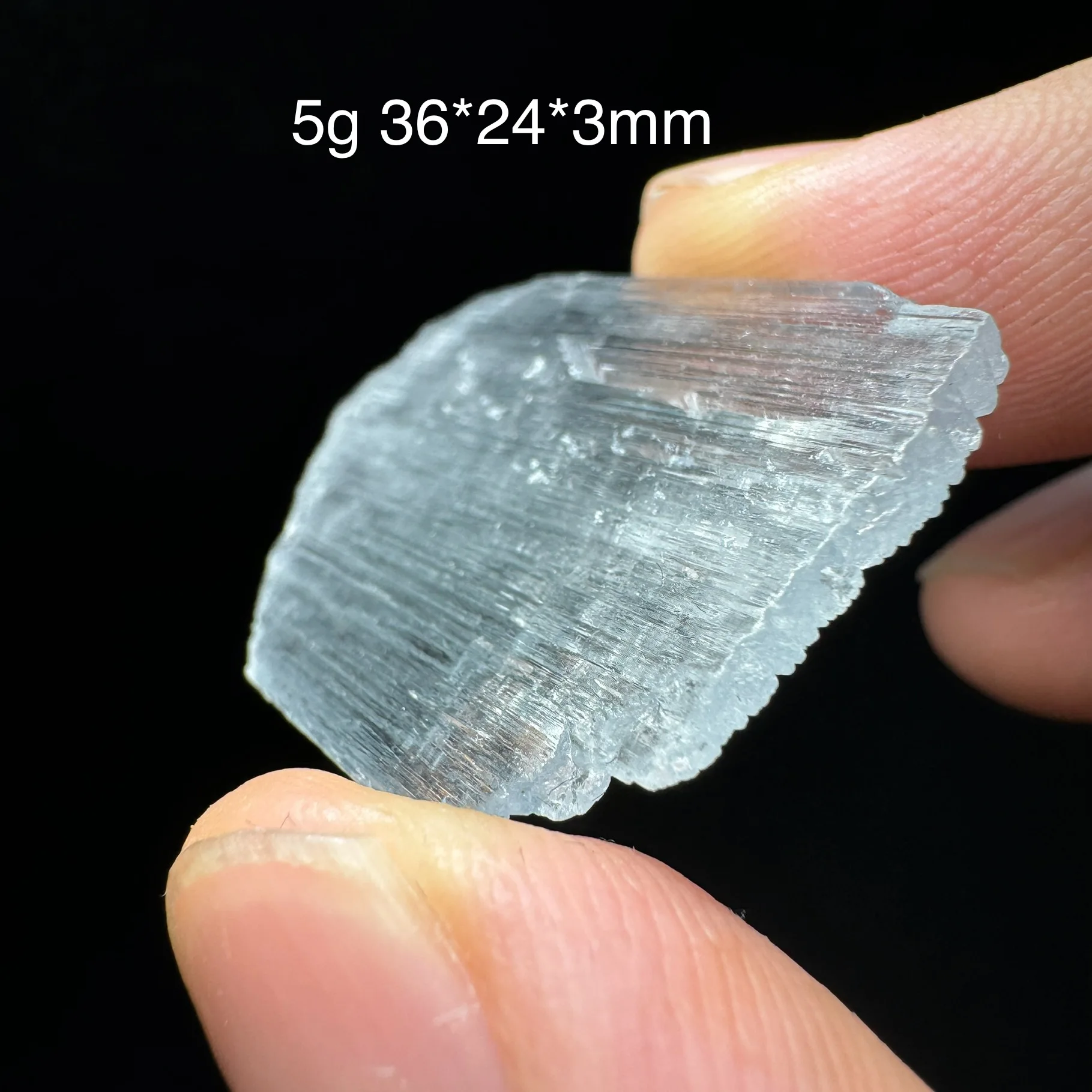 Natural Afghanistan Light Blue Kunzite Spodumene Mineral Specimen Healing Quartz Desk Decor