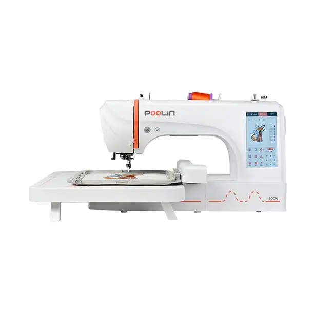 POOLIN EOC06 Hot Selling Computerized Embroidery Machine Sewing and Embroidery Machine With Sew Smart LCd Recertified