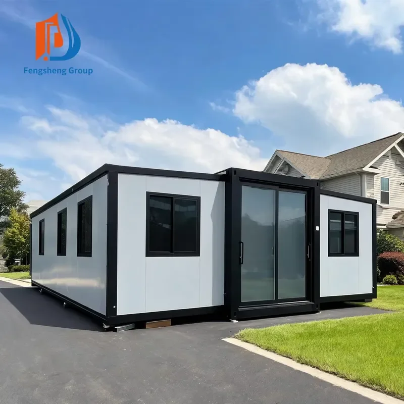 Australian Standard Expandable Prefab Modular Container House 20ft 30 ft 40 ft 40ft Expandable Container House