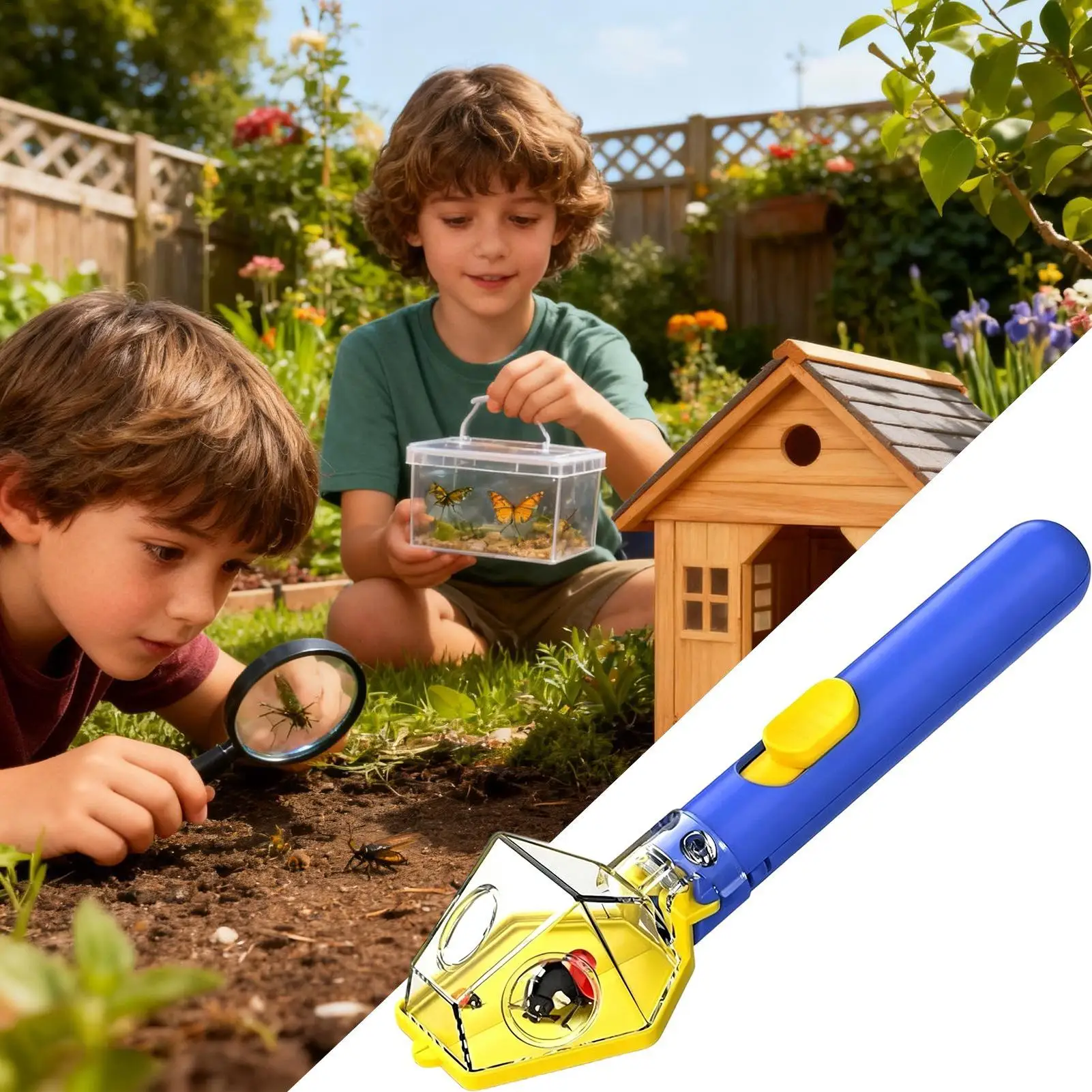 Insect Catcher Explorer Insect Catcher Toy for Kids Outdoor Educational Interactive Bug Observer Gadget for  Patio Outdoor