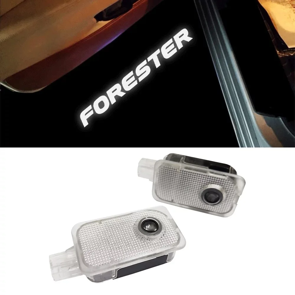 2PCS For Subaru Forester SG SH SJ SK 2013-2024 LED Car Interior Door Welcome Warning Light - view 4
