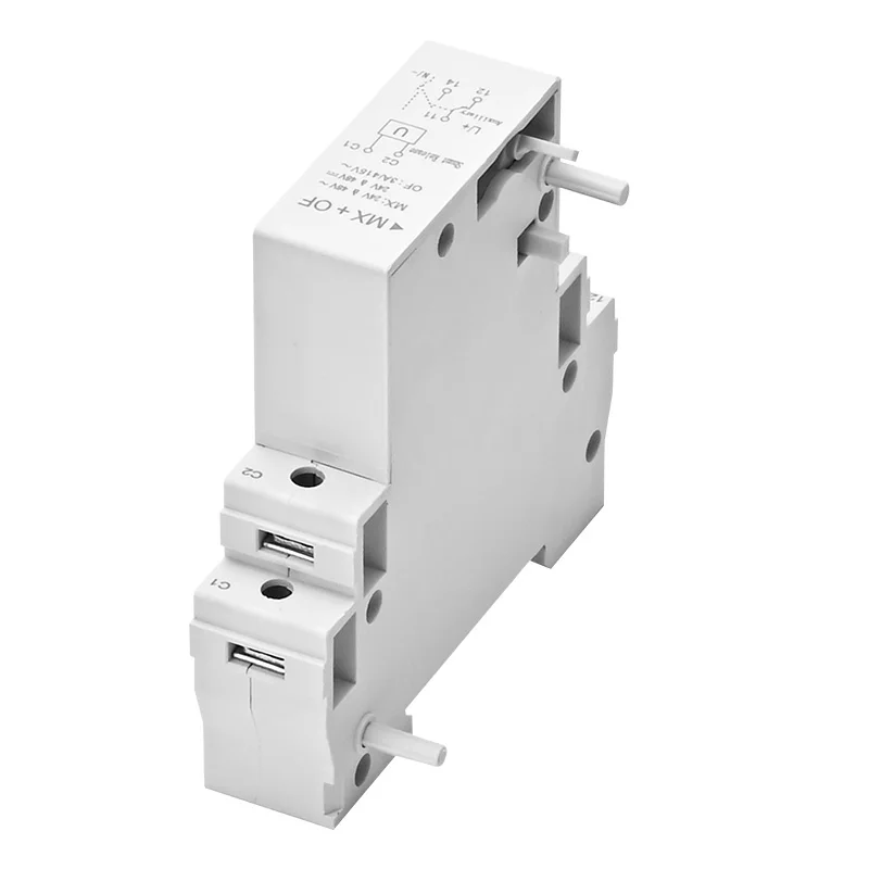 AC DC 24V 48V 220V Shunt Trip per DZ47 MCB Remote Feedback MX di interruttore ausiliario rilascio elettromagnetico di emergenza