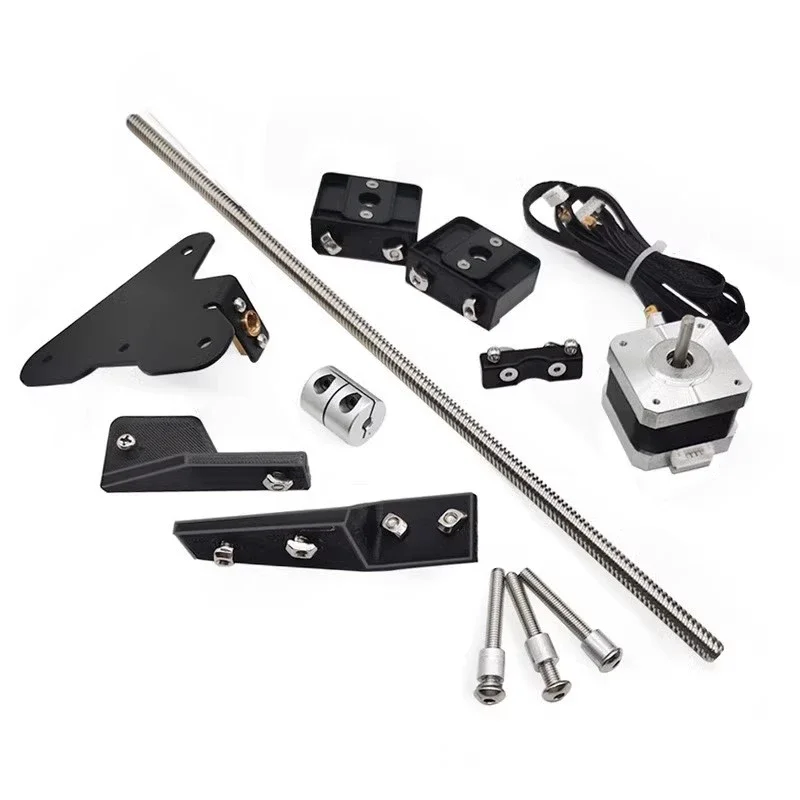 3D Printer Parts for Ender 3 Dual Z Axis Upgrade Rod Kit With Stepper Motor for Ender 3 3 Pro Ender3 V2 3D Printer Screw Rod Kit