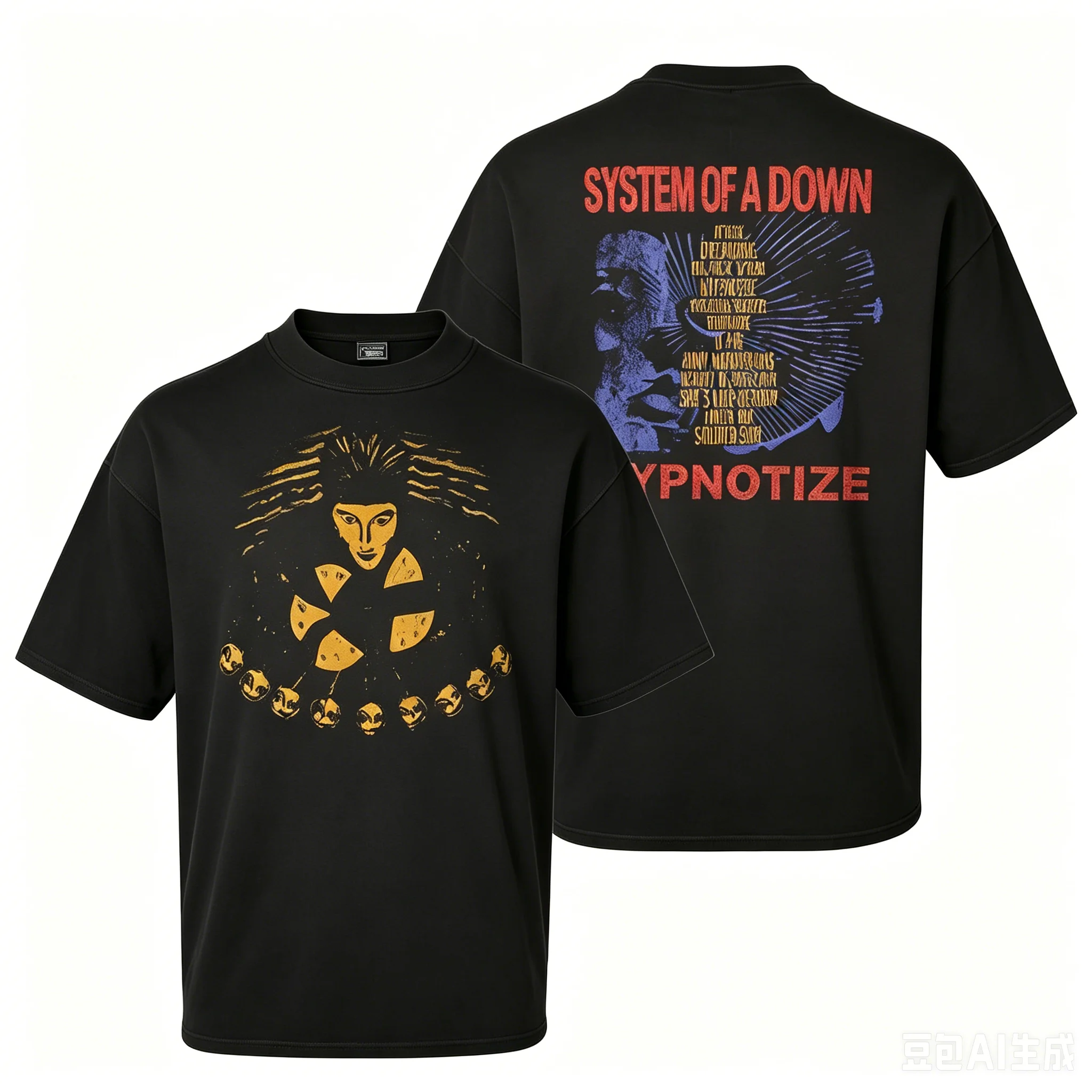 System Of A Down SOAD Band Hypnotize Tracklist Merch 2026 T shirt 100%Cotton Unisex Men‘s Women's T-Shirts Y2k Vintage Fans Tee