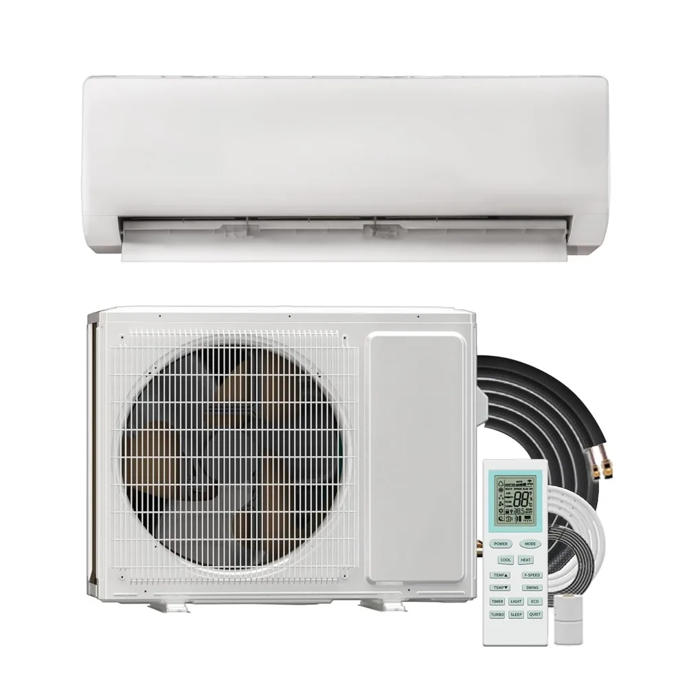 

Mini Split AC/Heating System, Energy Efficient Inverter AC Unit with 1 Ton Heat Pump, 12000 BTU Air Conditioner,, Customized