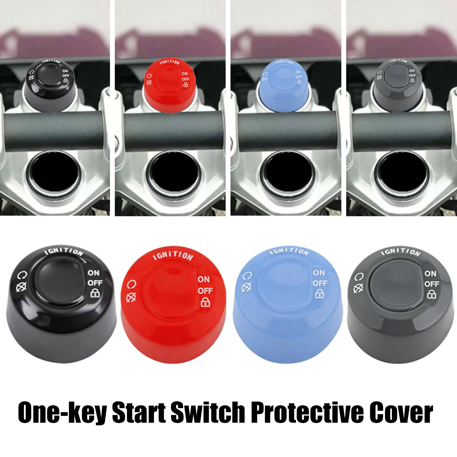 

Motorcycle One-key Start Switch Protective Motorcycle Accessories For BMW R1250GS R Adventure R1250R/RS R1250RT 2019-2023