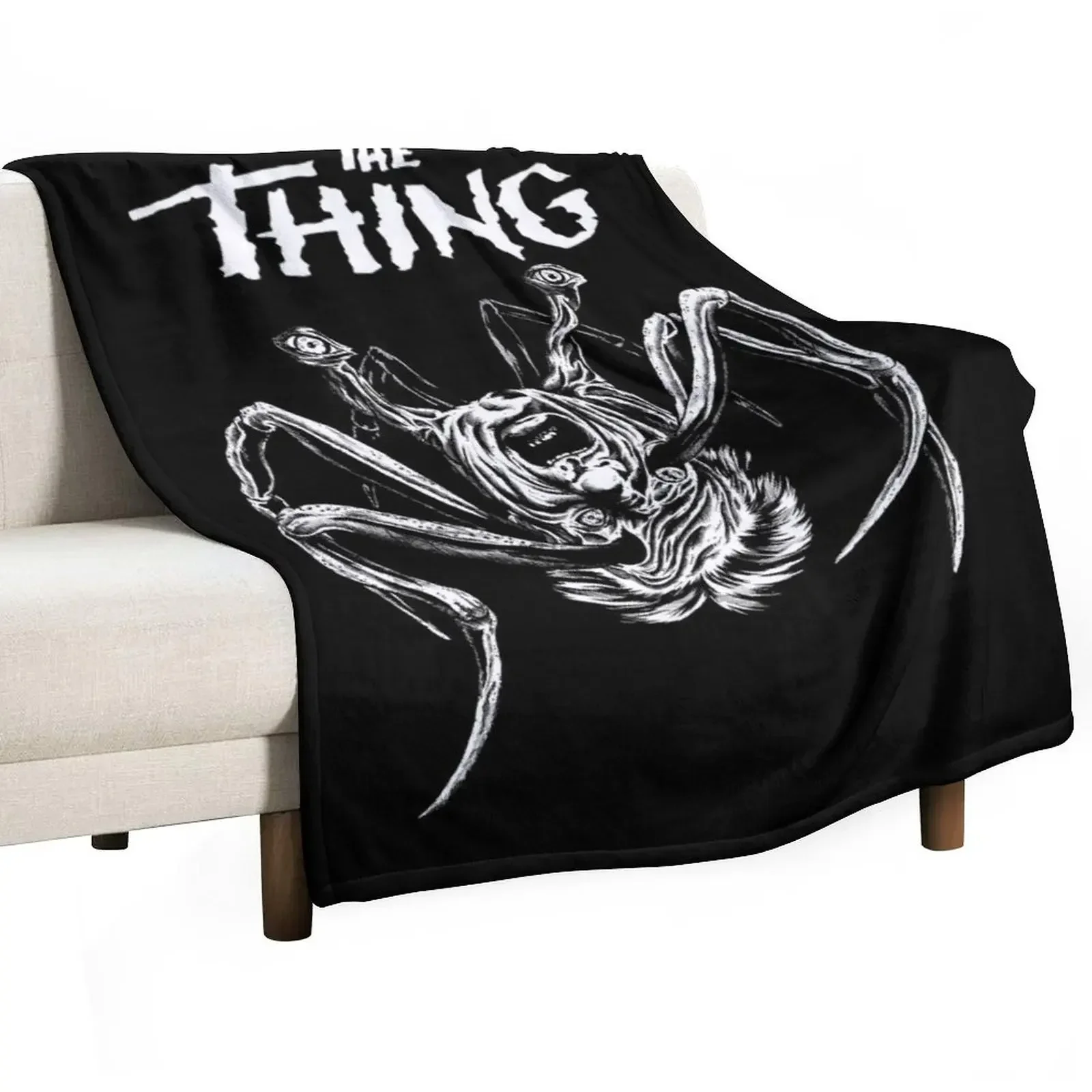 spider head Throw Blanket for sofa Hairy Soft Beds manga Blankets