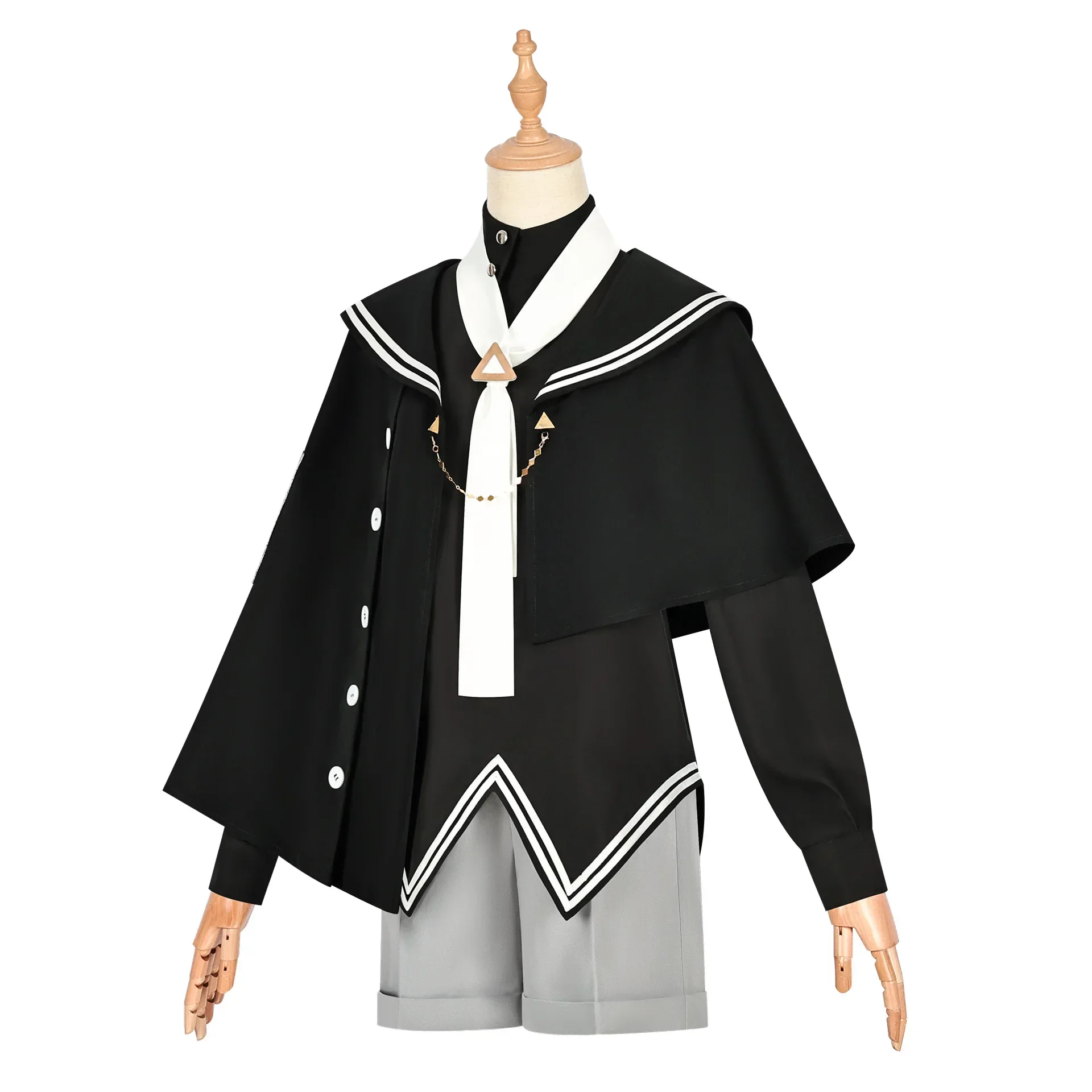 Arknights Executor the Ex Foedere Cosplay Costume Cloak Socks 3D Accessories Halloween Carnival Party Role Play Uniform for Men