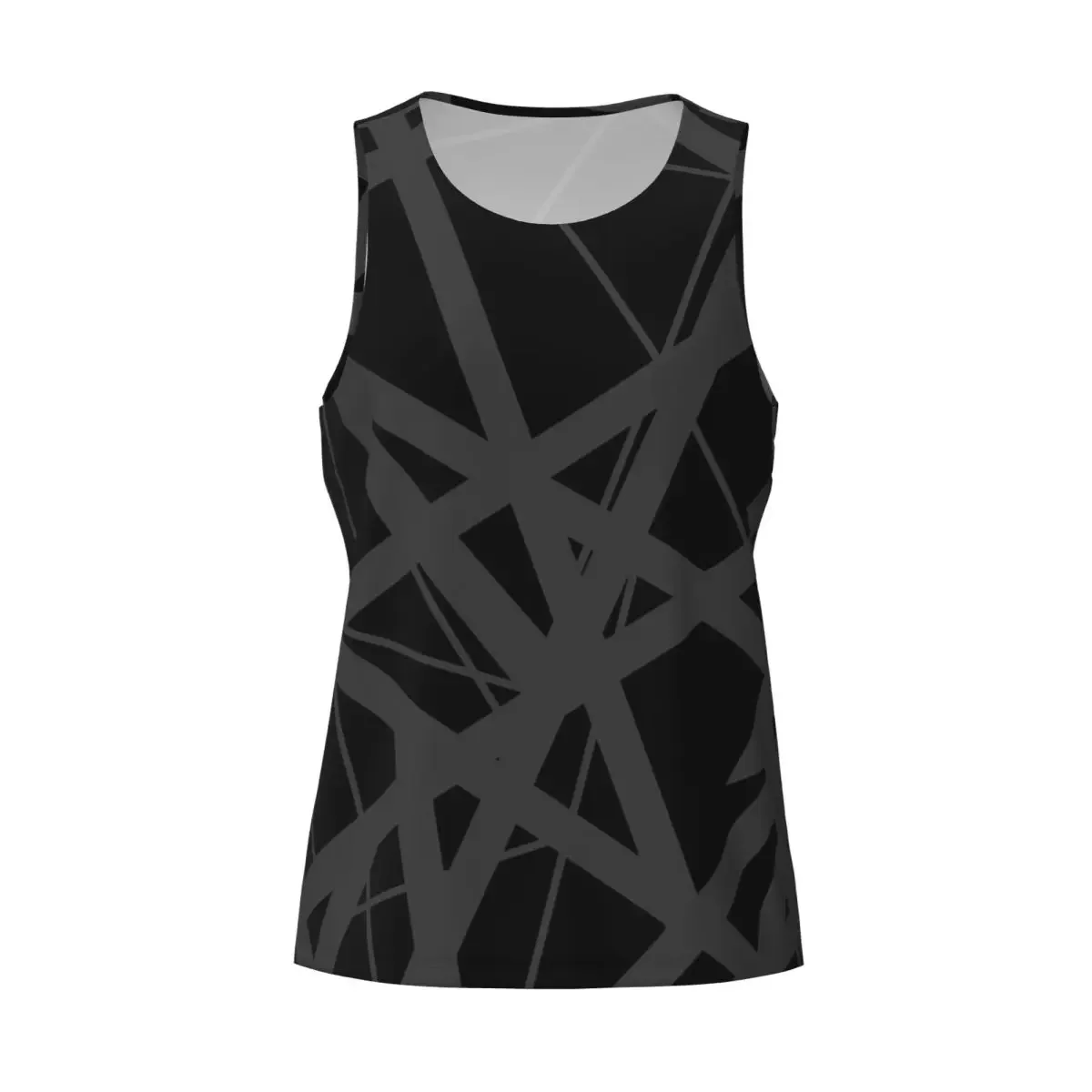 Quick Dry EVH Authentic Stripes Design Gym Tank Muscle Sleeveless Shirt Bodybuilding Breathable Vest