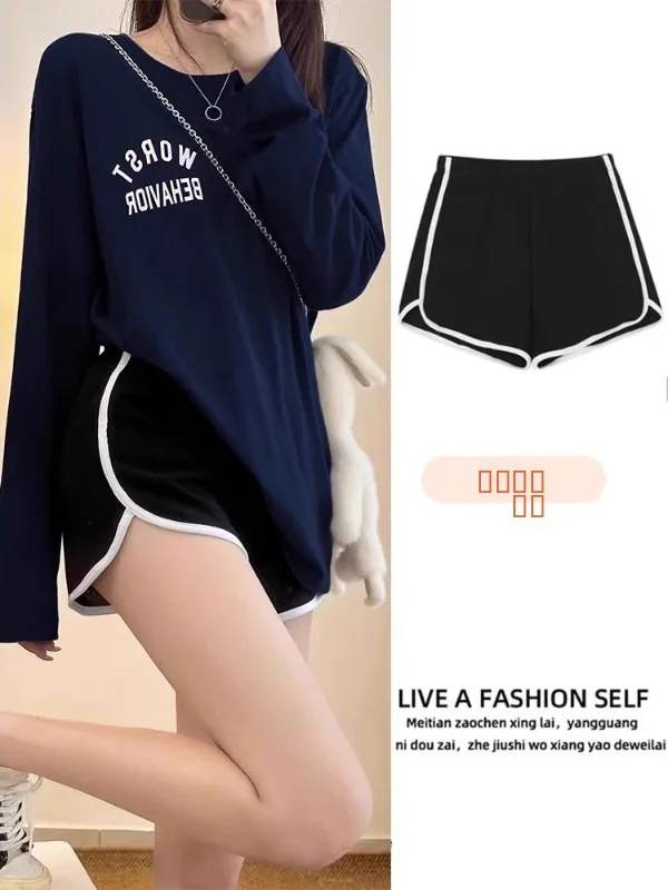 

American Sle High Waist ort Pants Women's Sportswear Summer Commute Wind ket Design Fitn Yoga Outerwear Hot Pants