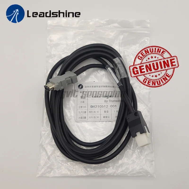 Genuine Encoder Cable CABLE-7BM3M0-Z 3 Meter Length for Leadshine Servo Servo Drive L7-400 and Motor ACM6004M2H-63-D-SS