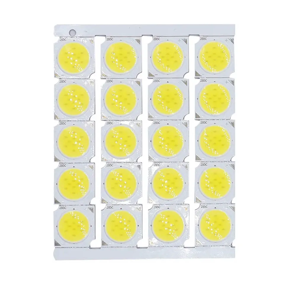 20pcs LED COB Chip 3W 5W 7W 10W 240-260mA  LED Light Source Bulb Aluminum Board LED Chip Light Lamp For LED SpotLight White