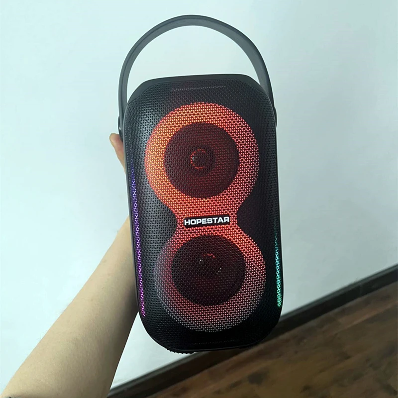 

HOPESTAR Party 200 Mini Stereo Wireless Speaker Bluetooth Subwoofer Outdoor Heavy Bass Waterproof Speakers RGB Portable Column