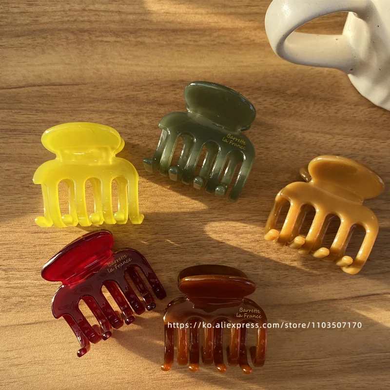 

France exquisite high-grade feeling ~ South Korea France home number hair claw, temperament shark clip small hairpin clip hair a