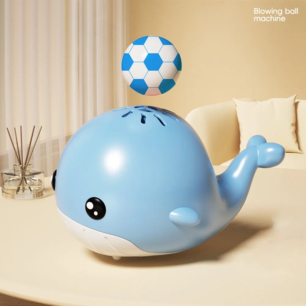 

Cute Electric Cat Electric Ball Toy Interactive Simulated Whale Floating Ball Toys Cartoon USB Charging Cat-teasing Toy Pet Toy
