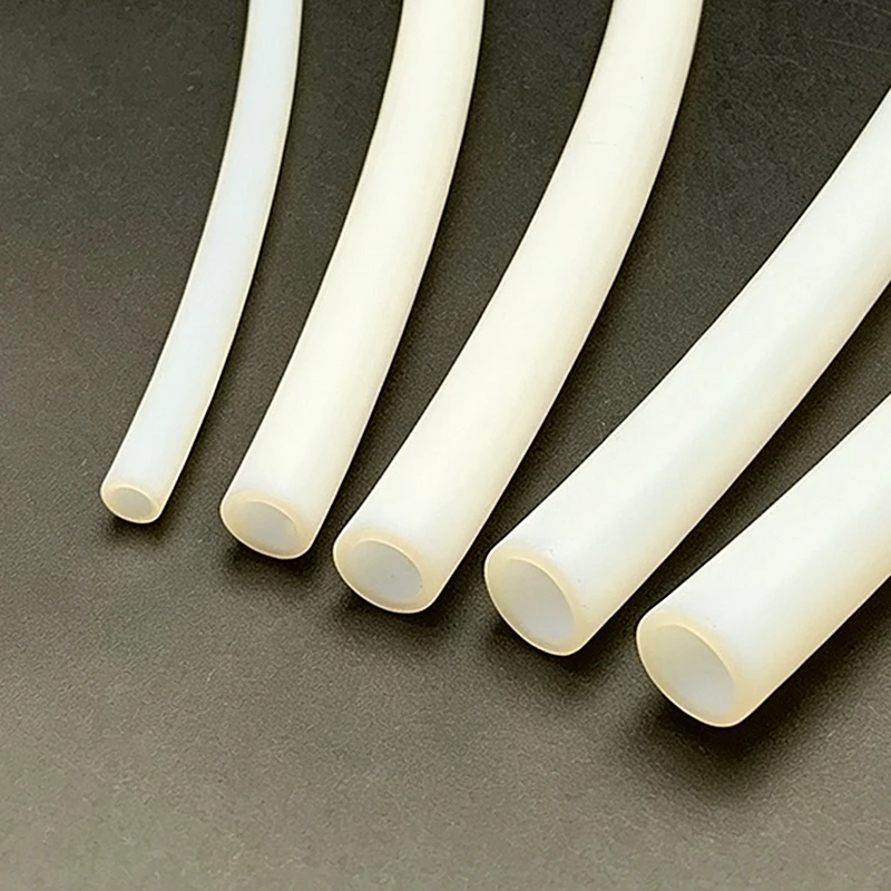 1/2/3/5/10M ID 1-14mm Food-grade White PTFE Tube, Insulated And Corrosion-resistant For Mechanical Equipment