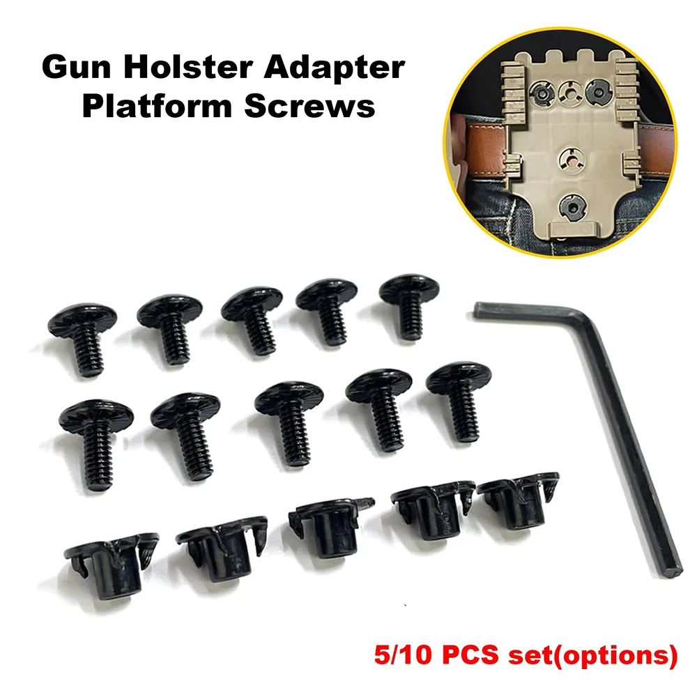 

Винты платформы QLS, высококачественные полезные винты, гайки и болты для QLS 19 22, винты платформы адаптера кобуры для пистолета