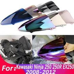 Windshield For Kawasaki Ninja ZX250R EX250R ZX EX 250R R 250R 2008-2012 Double Bubble WindScreen Motorcycle Accessories Fairing