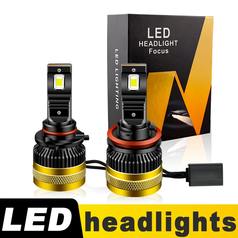 2X CANbus 9005 H11 LED Headlight Bulb 30000LM High Low Beam For Ford Transit-150/250/350/350 2015-2019 2016 2017 2018