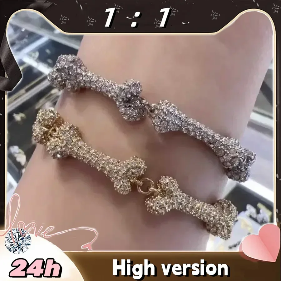 925Full Of Diamond Bone Bracelet, European And American Fashion, Elegance, And High Sense