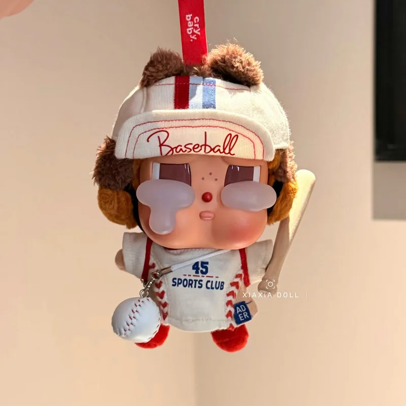 

For Crybaby 2 Piece Set Anime Doll Clothing Tears Of Love Series Checkered Dress And Labubu Baseball Jacket Diy Doll Accessories
