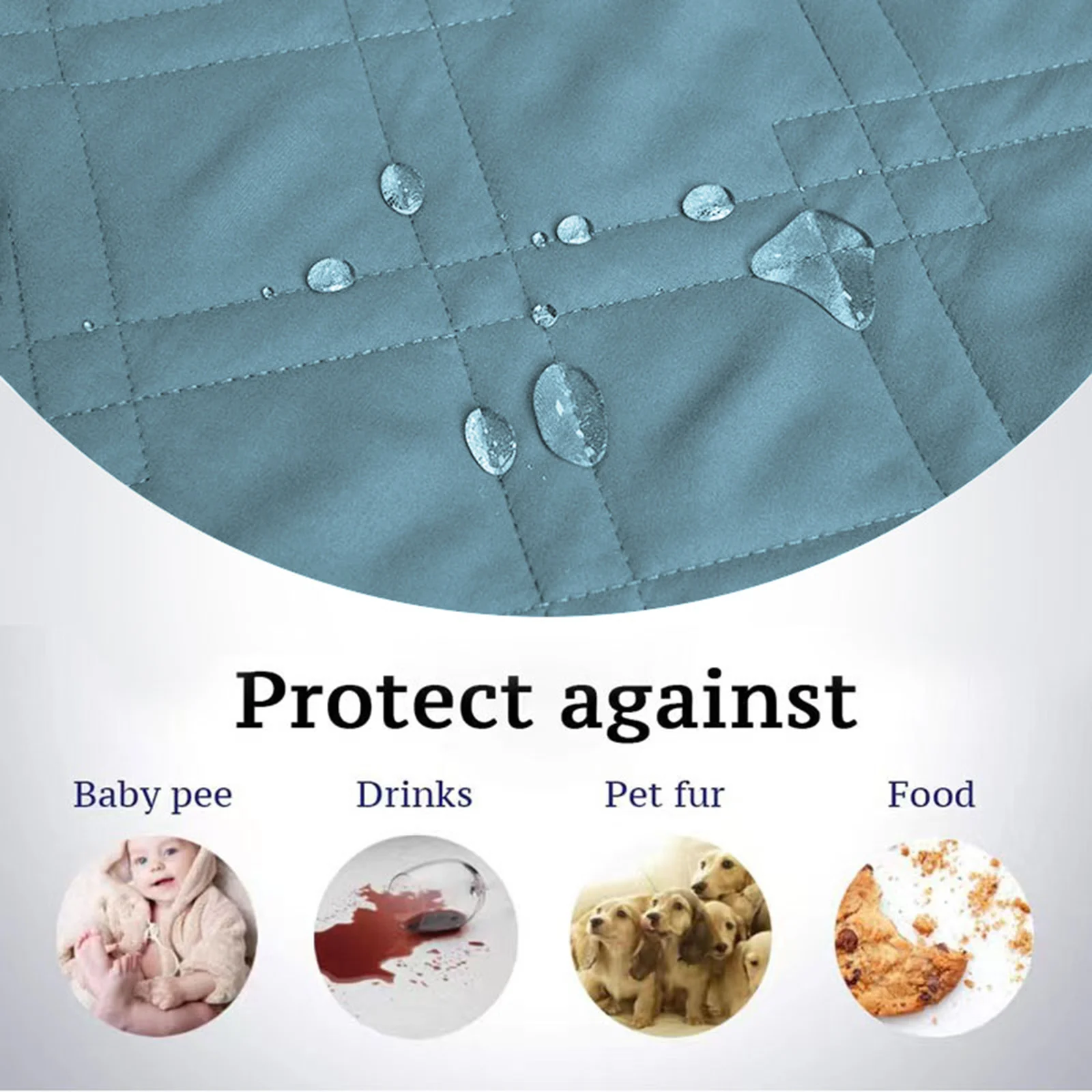 Pet Dog Bed Cover Waterproof Dog Blanket Bed Anti-Slip Cover Dust And Hair Bed Cover Cloth Pet Urine Home Anti-dirty Sofa Cover
