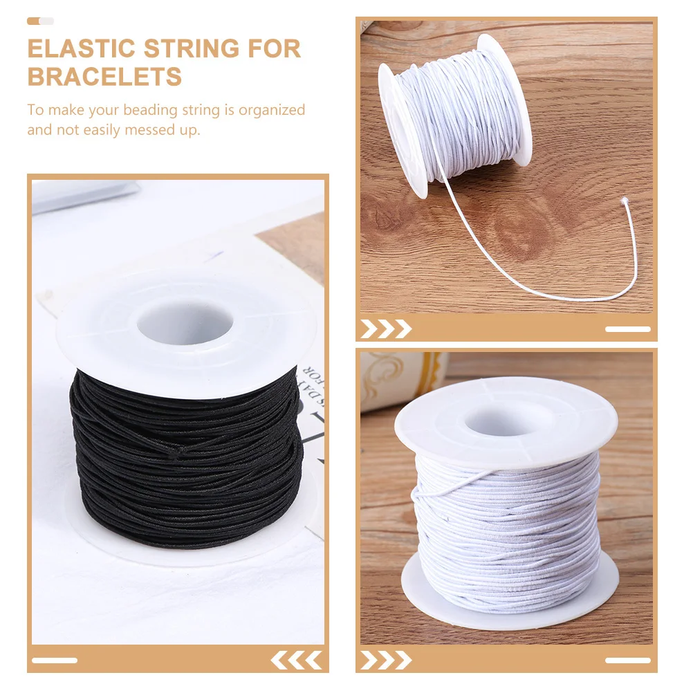 

Elastic Cord for Bracelets Jewelry Making Durable Polyester Stretch String DIY Craft Rope Wind Chime String for Bracelet