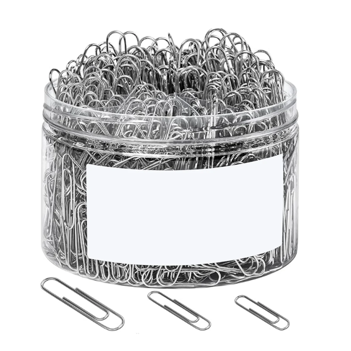 760PCS Assorted Sizes Drawdart Paper Clips, Silver, Big 2Inch, Medium 1.3Inch and Small 1.1Inch