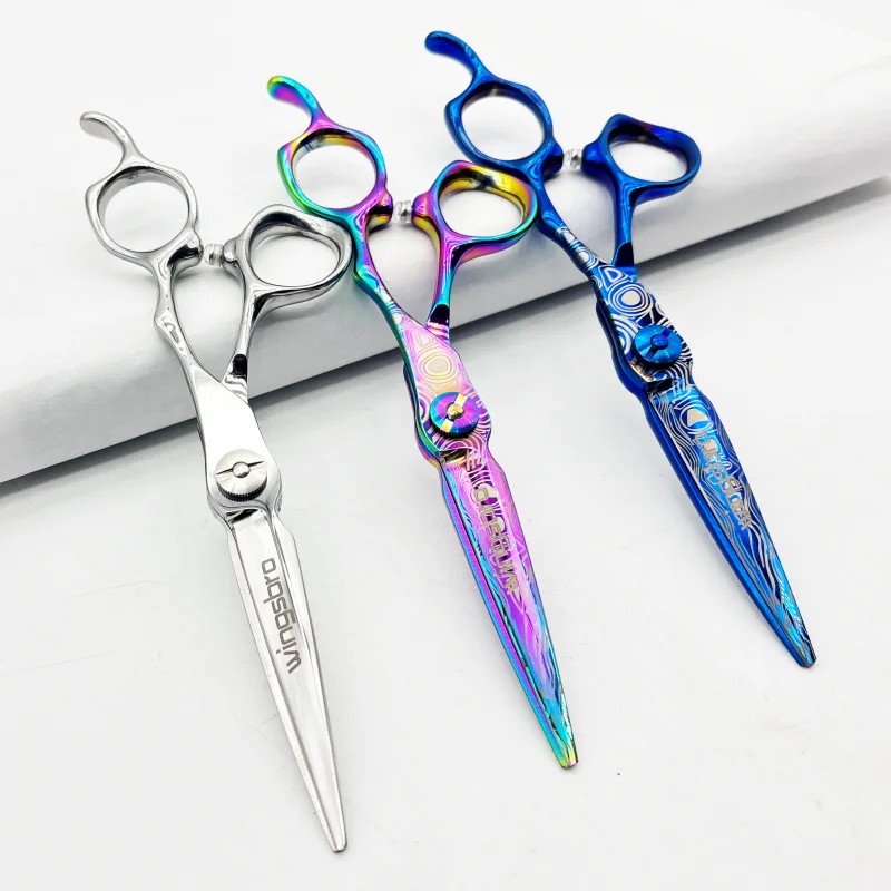 

6.5 Inch Professional Barber Scissors Hairdressing Scissors Hair Cutting Thinning shear 440C Scissor for Barber