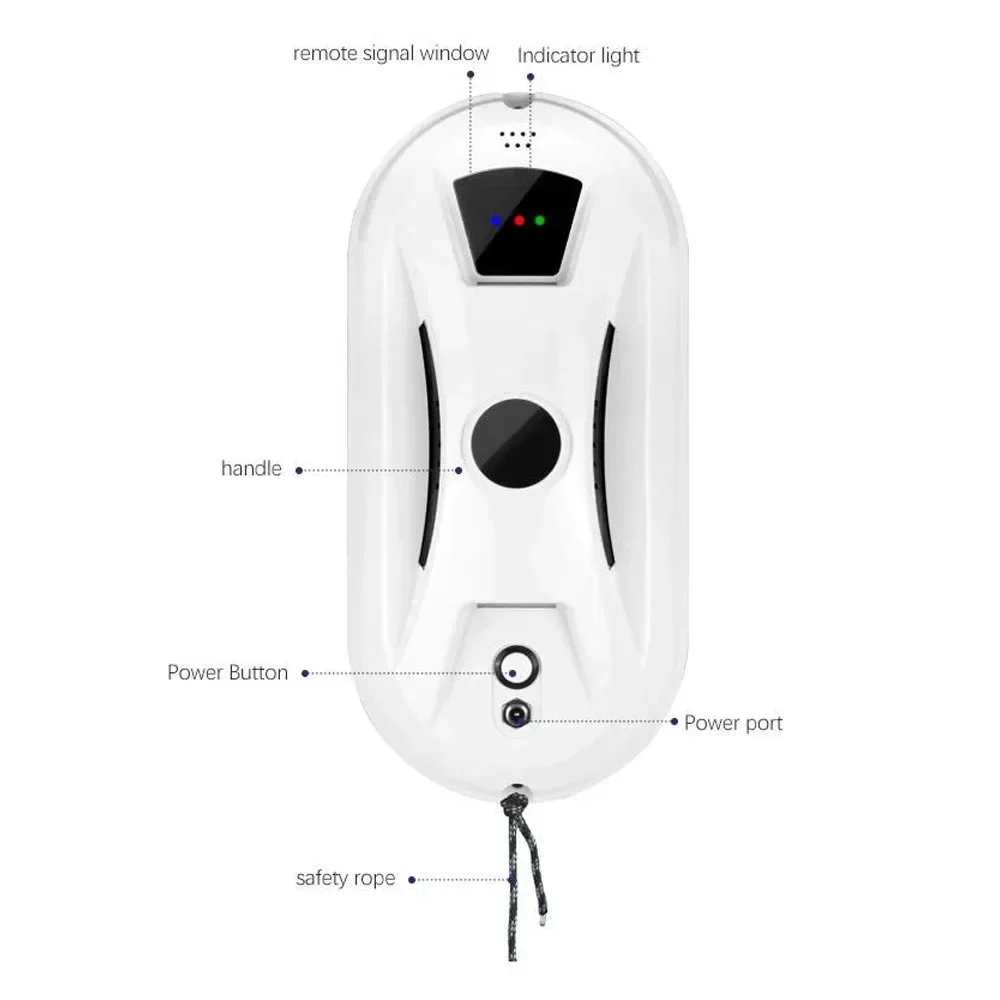 Inteligentny elektryczny robot do czyszczenia okien do zdalnego sterowania oknem w domu