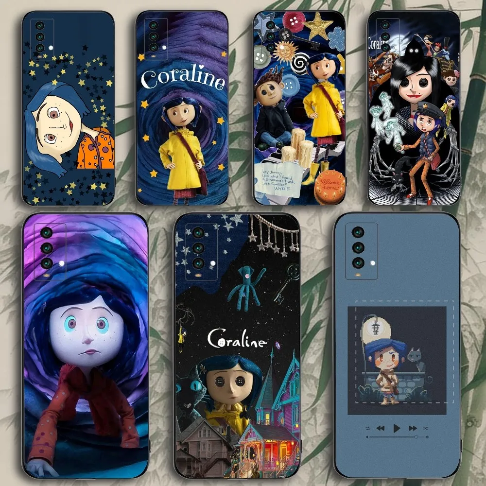 

C-Coraline And The Magic Door Phone Case For Xiaomi 11 Redmi Note 11 5G 8T 9A 9 10T Note8Pro Note9 12SUltra Black Case