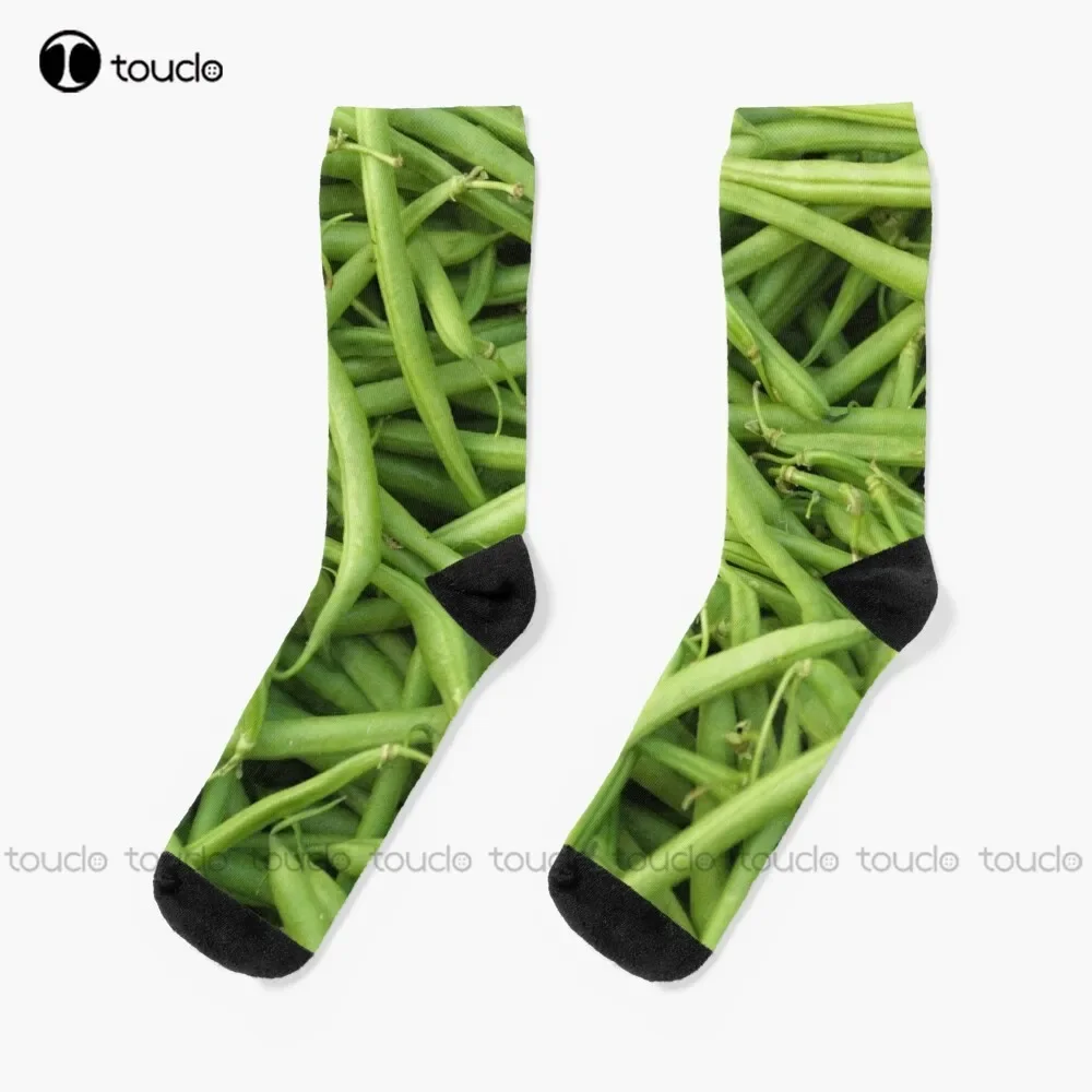 

Носки с зелеными бобами, носки-тапочки для мужчин, персонализированные носки унисекс для взрослых и подростков, молодежные носки на Хэллоуин, Рождественский подарок, модная новинка