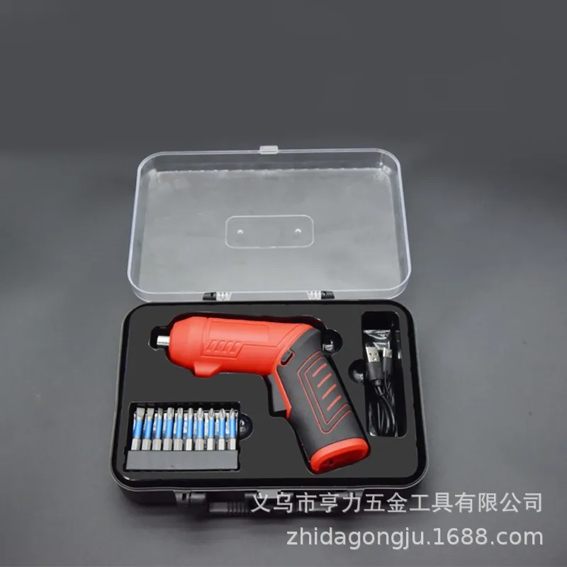 Cordless Drill Impact Electric Screwdriver Rechargeable Power Tool Lithium Battery Handheld Pistol Multi-Function Hammer for