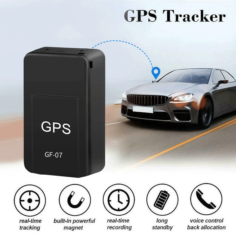 GF-07 GPS Magnetic Car Locator SOS Tracking Device Car People Pet Mini Real Time Tracking Magnetic Locator Anti Loss GPS Locator