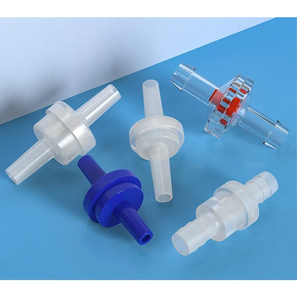 Plastic One-way Water Valve Ozone Resistant Oil Resistant Check Valvealuminium Alloy Pressure Spring Steel Ball One-way Valve