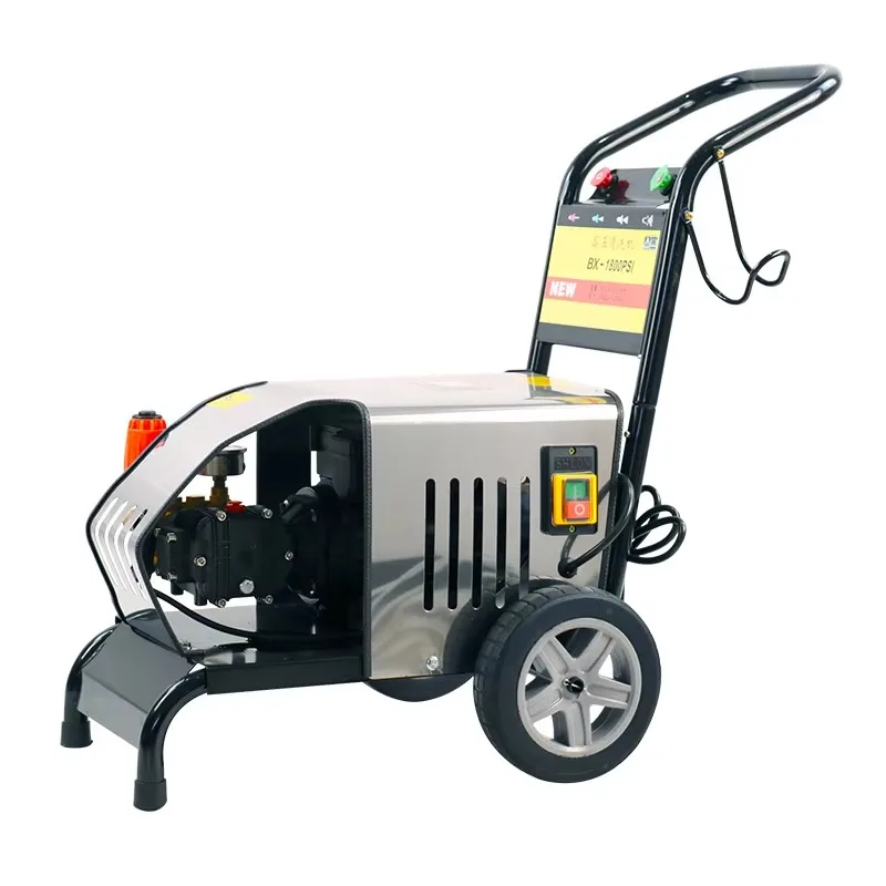 Professional 1.8kW 220V Electric High Pressure Car Wash New Automatic High Pressure Cleaner Pump Motor Farm Cold Water