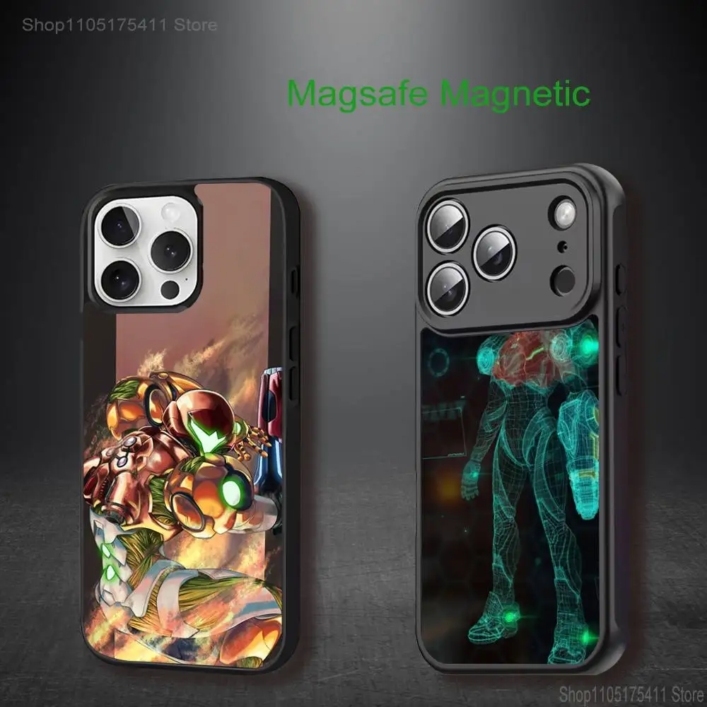 

M-Metroid D-Dread Phone Case For iPhone 17,16,15,14,13,12,11,Pro,Max,Plus,Mini,SE4,E Magnetic Magsafe Wireless Charging
