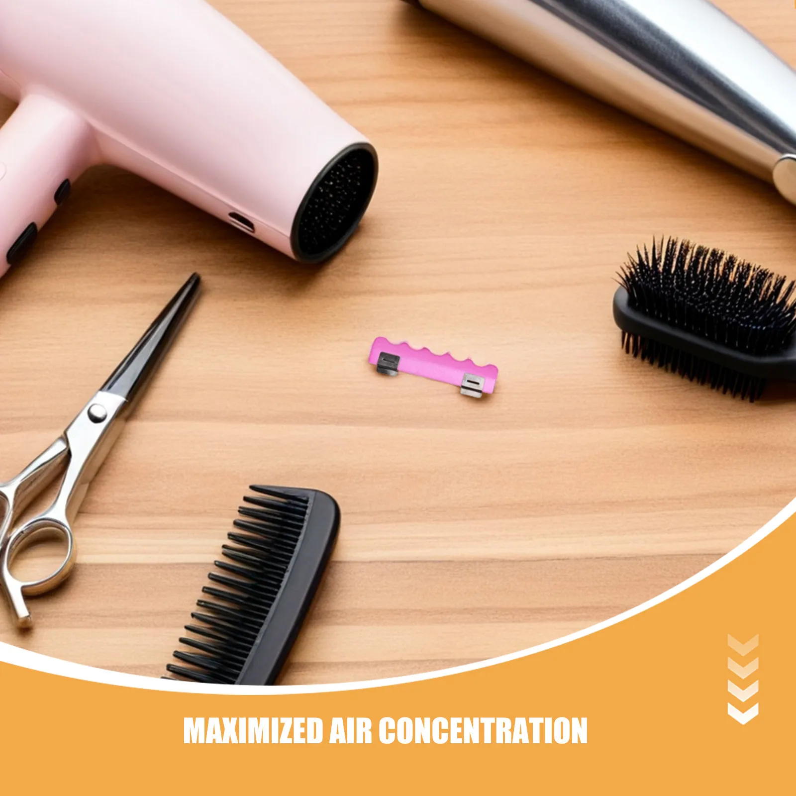 2Pcs Hair Dryer Comb Nozzle Blow Dry Attachment Concentrator Styling Tool Home Salon Hairdryer Replacement Accessories - view 5