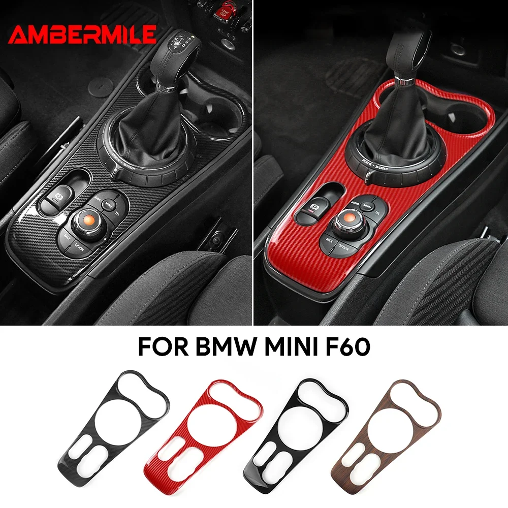 

ABS for Mini Cooper F60 Countryman Car Gear Shift Box Panel Center Console Cover Frame Styling Interior Decoration Accessories