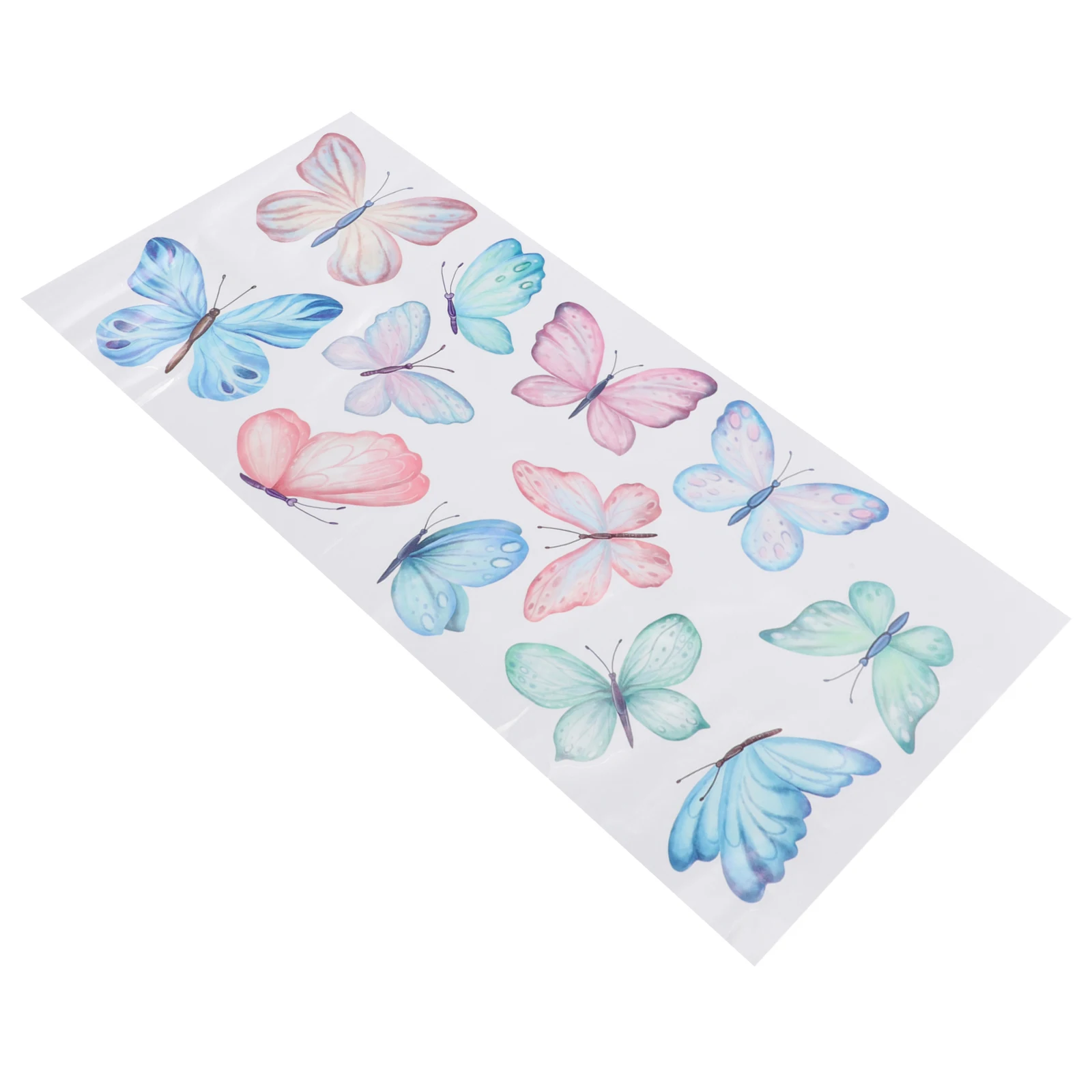 

Creative 3D Butterfly Decals Home Decor Waterproof Bedroom Living Room Art Peel Stick Watercolor Decorative Stickers For Wedding