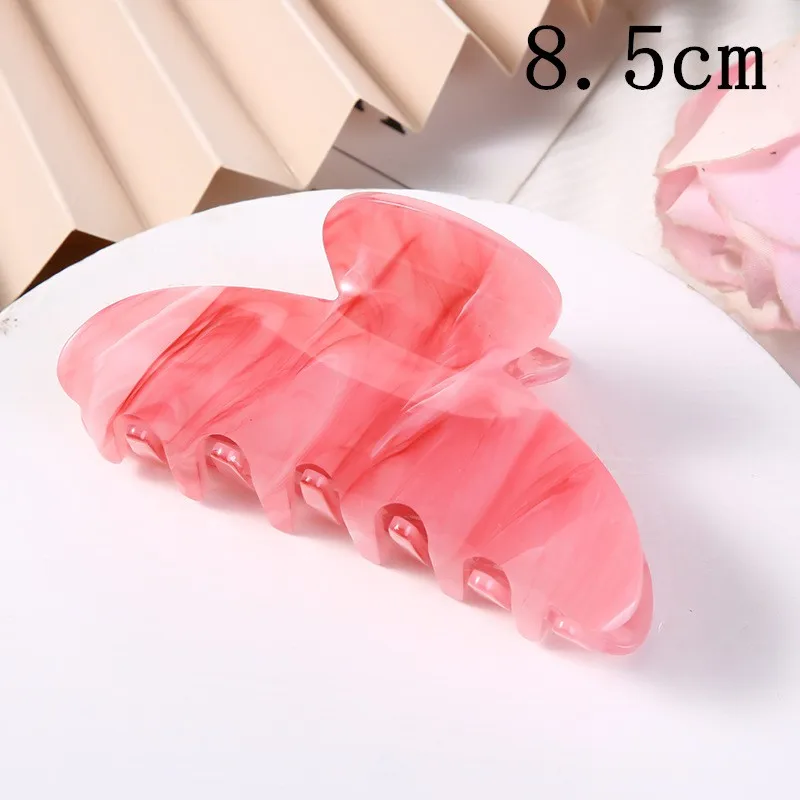 Colourful Fashion Acetate Hair Claws Women Hair Accessories Crescent Ponytail Acetic Claw Clips For Girls