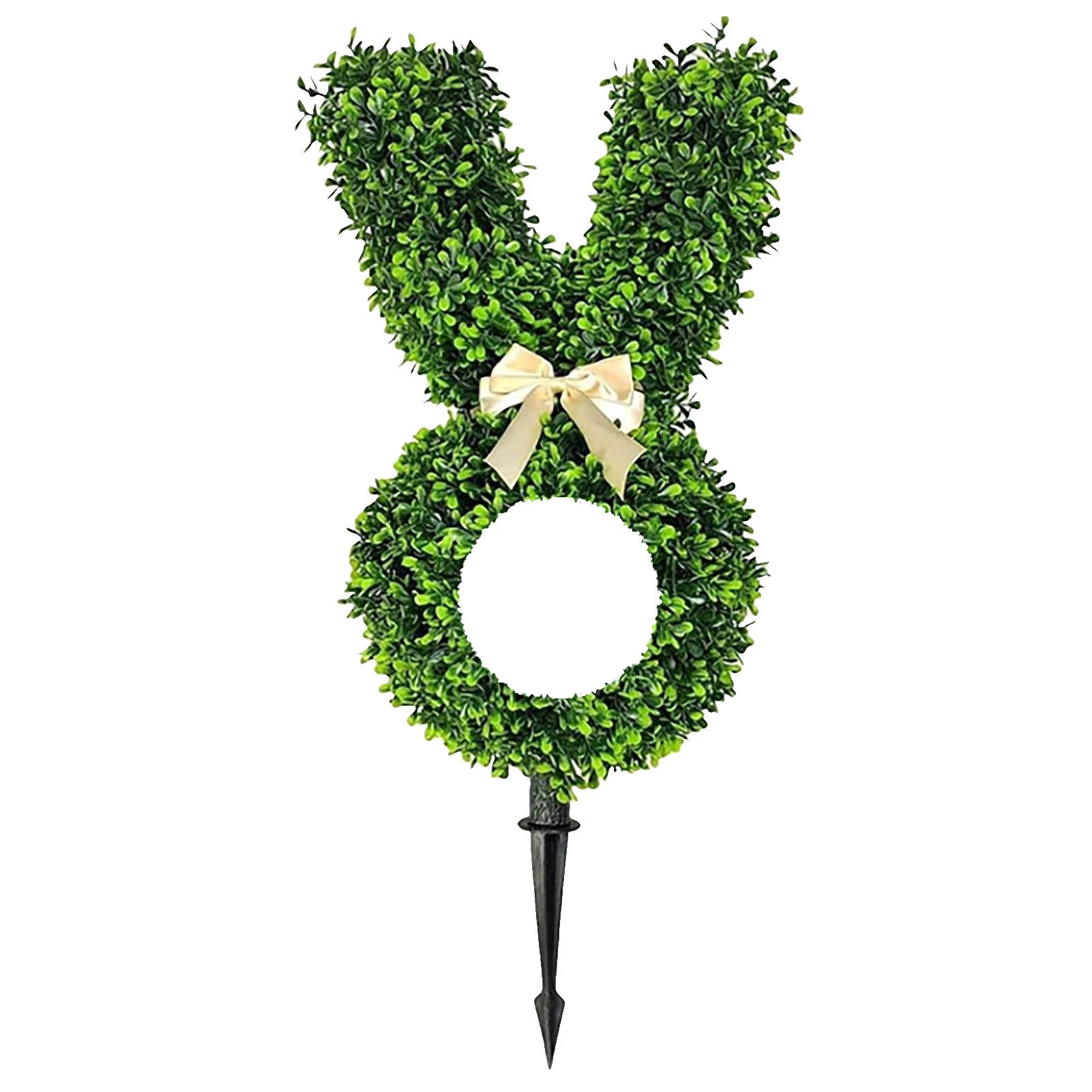 

Elegant Bow Decorative Garden Bunny Plug Holiday Garden Decoration Can Be Easily Placed In Flower