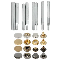 Handwork Button Dies for Brass Fastener Snap Kit Heavy Duty Snap Button Press Stud Cap DIY